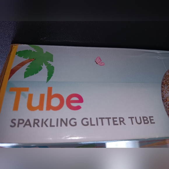 Tube Inflatable Sparkling Glitter Tube For Pool Fun. By Intex New. - Picture 4 of 6